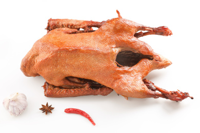 中式烟熏鸭肉