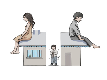 离婚父母分家小孩遭罪元素