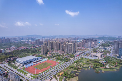 中国湖南省株洲天元区城市景观