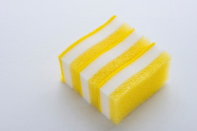 色彩明亮的多功能清洁用海绵