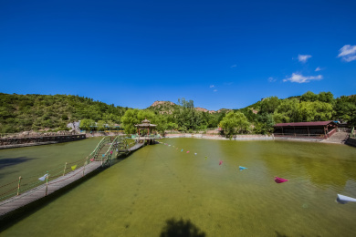 河北省张家口市安家沟森林公园琴池环境建筑