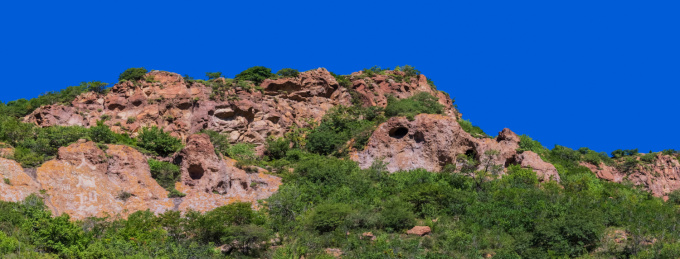 河北省张家口市安家沟喀斯特岩石自然景观