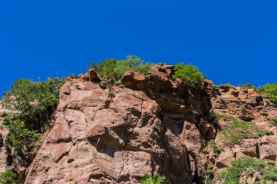 河北省张家口市安家沟喀斯特岩石自然景观