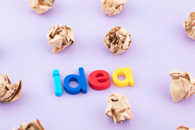 纸团围绕着的idea