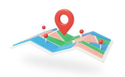 地图定位攻略出游指引导游导航位置3D