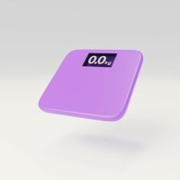 健身房体脂称检测体重体脂数据称3D