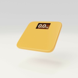 健身房体脂称检测体重体脂数据称3D