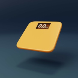 健身房体脂称检测体重体脂数据称3D