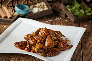 葱烧草原鲜口蘑