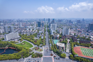 中国株洲市城市风光