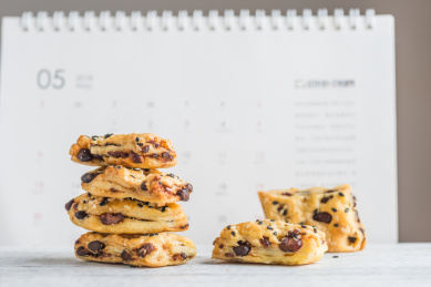 美味可口的蔓越莓起酥饼干 