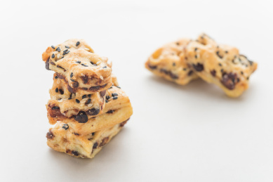 美味可口的蔓越莓起酥饼干 