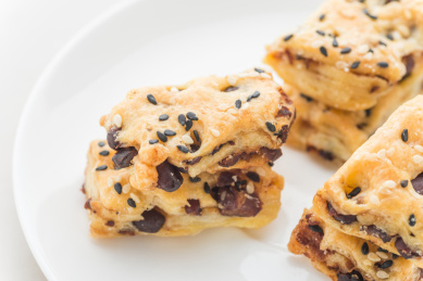 美味可口的蔓越莓起酥饼干 