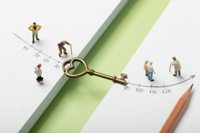 微缩创意衰老与寿命的延长线