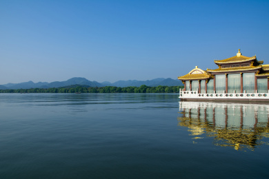 中国浙江杭州西湖风光