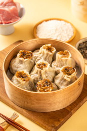 满满一蒸笼美味的烧卖