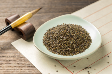 传统中医滋补药材沙苑子特写