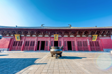 中国辽宁锦州义县奉国寺大雄殿