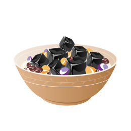 二十四节气之大暑传统甜食烧仙草龟苓膏双皮