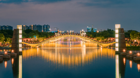 广东佛山南海千灯湖夜景