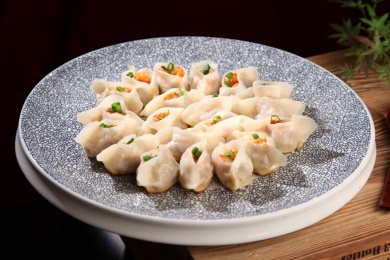 小龙虾开口饺子