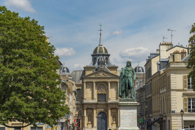 欧洲发过巴黎街景及雕像
