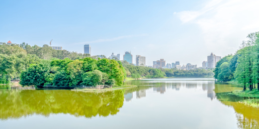 广东广州广州市麓湖公园景观