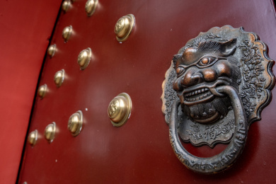 四川省绵阳市狮头型门环