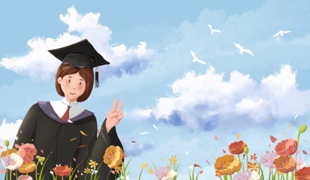 毕业典礼插画