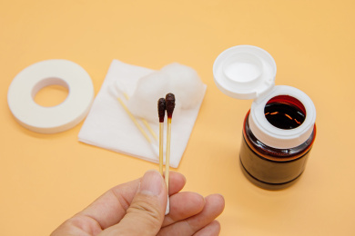 医疗用品清洗伤口碘伏和棉签