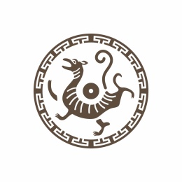 白虎传统纹样矢量
