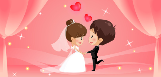 新郎新娘 新人举行婚礼舞会和婚礼庆典插画