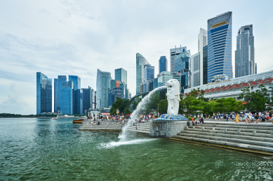 新加坡鱼尾狮公园