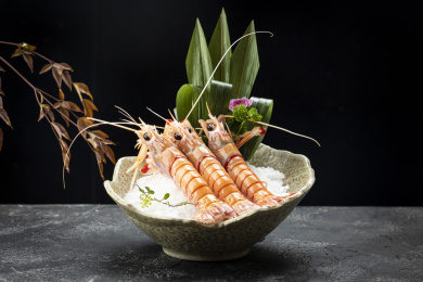 高端日料刺身鳌虾