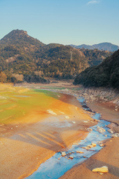 温州乐清中雁荡山村落风光