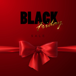 黑五特卖广告素材 蝴蝶结包装背景