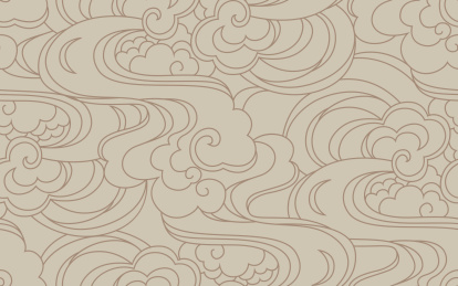 无缝传统祥云底纹图案