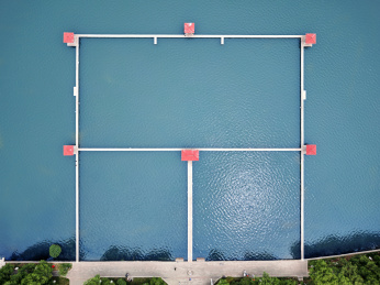 湖北武汉东湖听涛景区听涛泳场