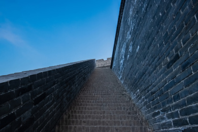 中国河南省濮阳市五代城墙遗址园林建筑