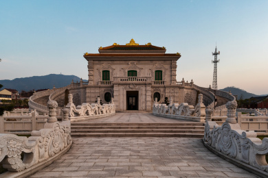 东阳横店圆明新园皇家园林建筑风光