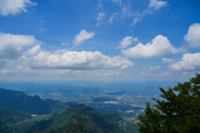 湖南天门山自然风景山谷风光
