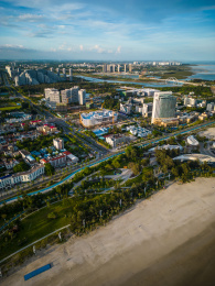 北海银滩周边建筑