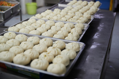 包子面点的制作过程