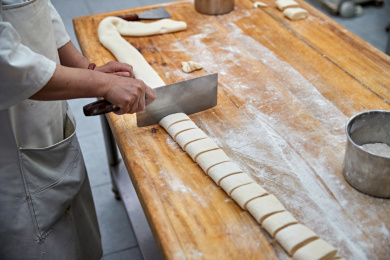 包子面点的制作过程