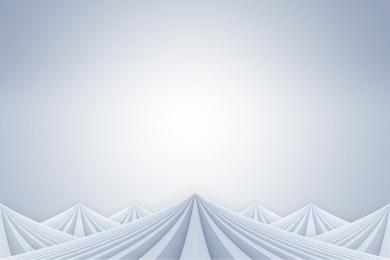 白色建筑线条汇聚成群山3D渲染