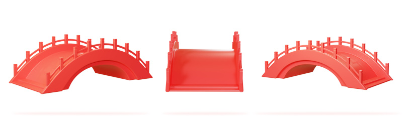 七夕情人节牛郎织女相会鹊桥3D