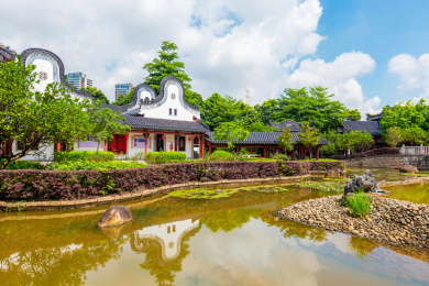 广东广州市花都湖国家湿地公园岭南园