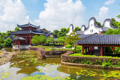 广东广州市花都湖国家湿地公园岭南园