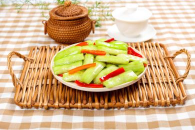 美味农家菜小炒胜瓜