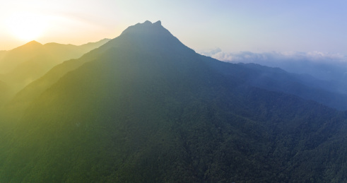 航拍海南五指山国家公园